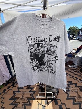 Official A Tribe Called Quest ATCQ Graphic T-Shirt Can I Kick It? Size Large